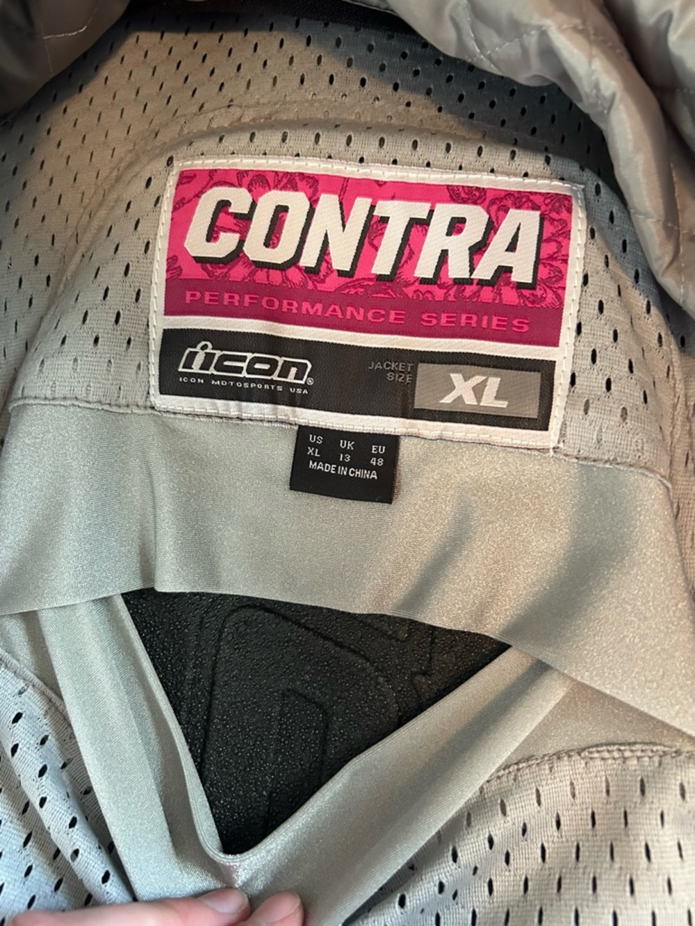 ICON Women’s Textile Armored Motorcycle Jacket - Picture 2 of 5